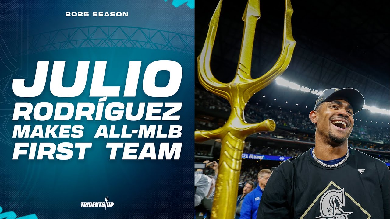 Julio Rodríguez Earns 2025 All-MLB First Team Honors - YouTube