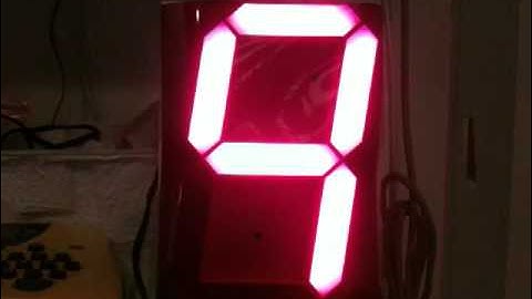 Large 7-Segment Red 6.5" Display 2