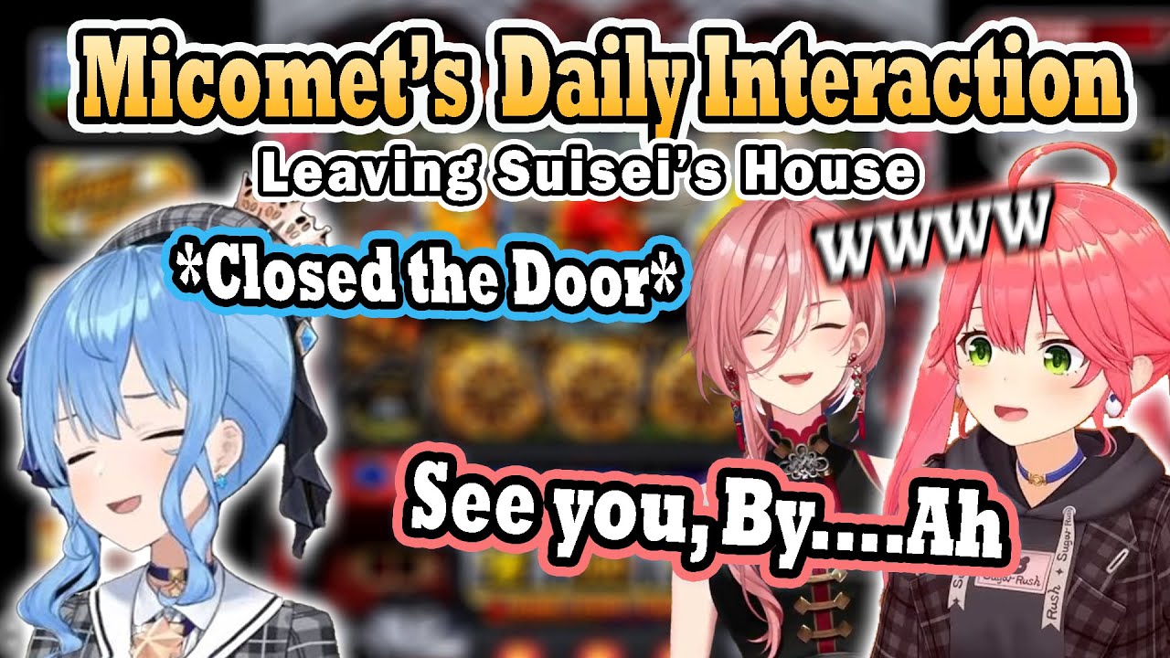 Miko Always Gets Door Slammed in Mid-goodbye By Suisei Had Lui Died Laughing!