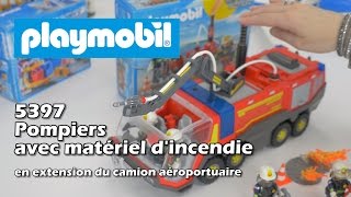 PLAYMOBIL 5397 City Action - Pompiers Avec Matériel D