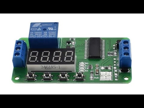 5V/12V/24V PLC Digital Cycle Timer Relay Module Auto Delay Multifunction Clock 