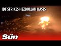 Israel strikes Hezbollah terror bases hours after issuing chilling warning to Hamas