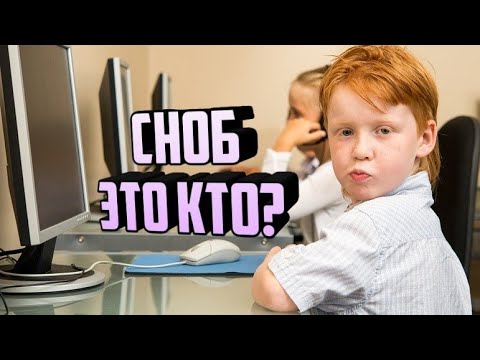 Снобизм/Сноб это кто? (WHO?)