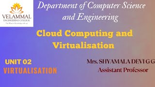 Cloud Computing and Virutalisation | Unit 02