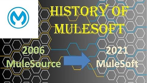 History of Mulesoft