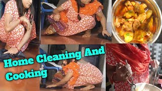 Home Cleaning Jackfruit Cooking Bengali Vlog Lifestyle Daily Routine Priya Family Vlog