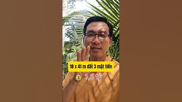 Bán đất 18x41m có 100m thổ chỉ 1,6ty #datnen #batdongsan #travinh