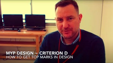MYP Design Criterion D - How to get top marks