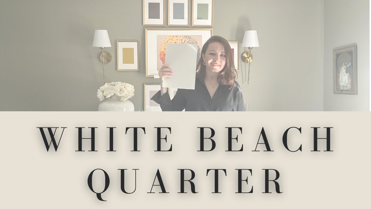 Warm white paint color review Dulux White beach quarter YouTube — free download