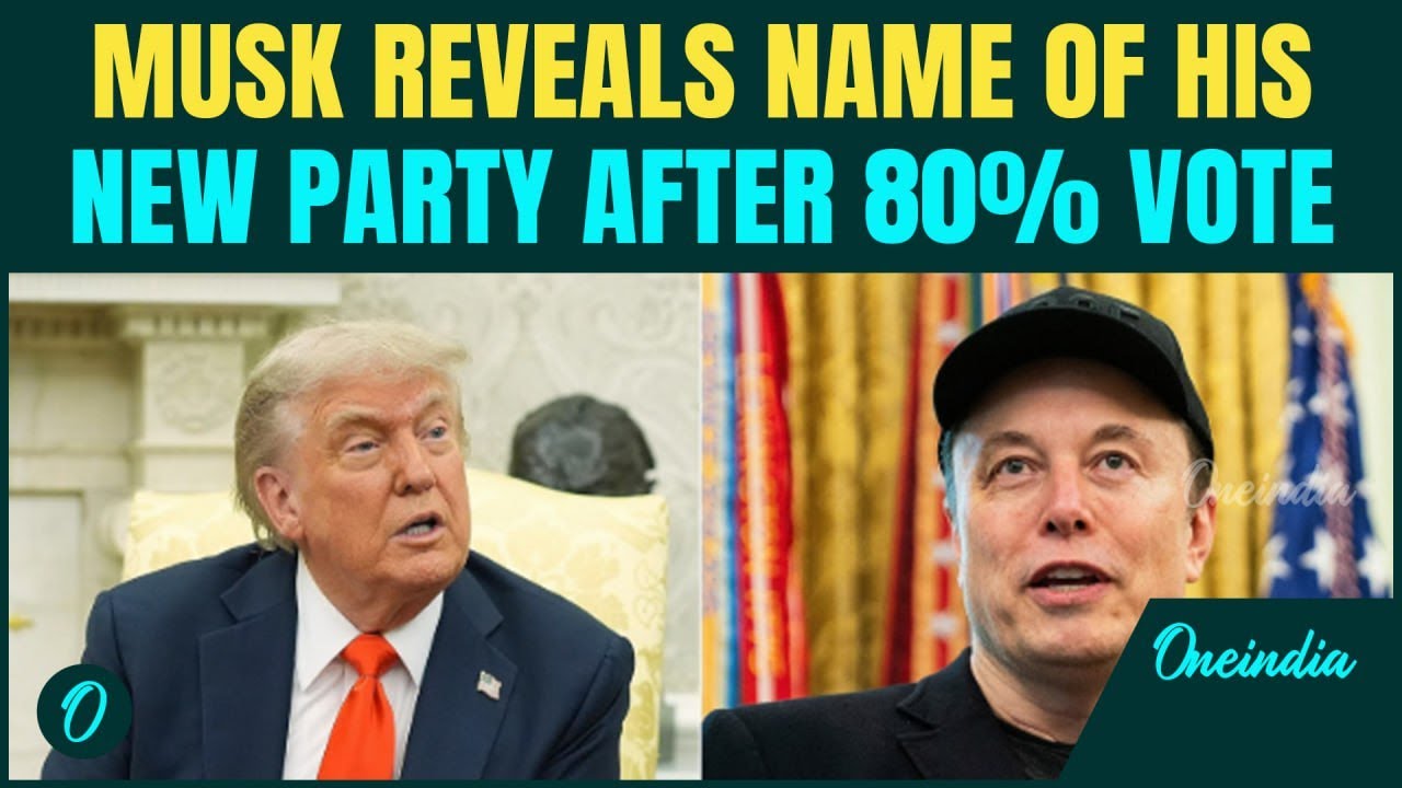 Elon Musk Reveals Name Of His New Political Party After Controversial ...