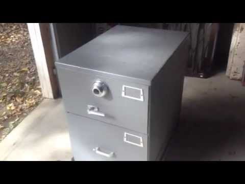 Mosler 2 Drawer Safe Legal Sized Governmental Type Storage Youtube