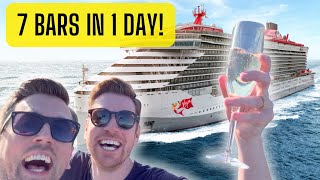 Virgin Voyages: Husbands try the Seven Seas Sippers Cocktail Treasure Hunt!