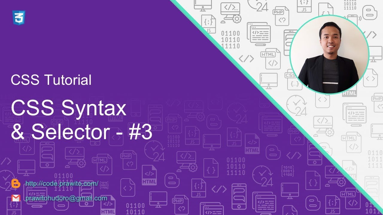 CSS Syntax Selector 3 CSS Tutorial Indonesia YouTube Css syntax selector 3 css tutorial indonesia youtube