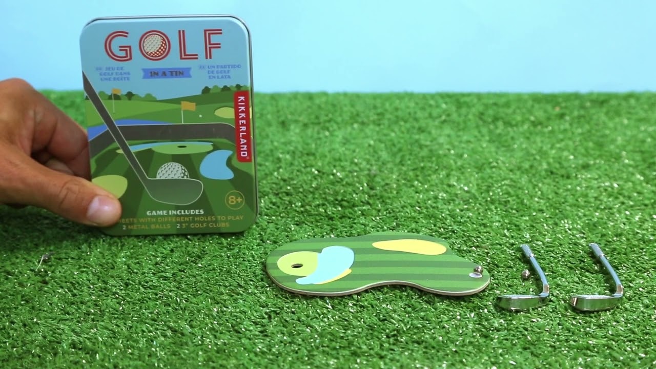 Golf in a Tin – Kikkerland Design Inc