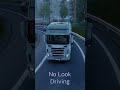 No Look Driving #eurotrucksimulator2 #truckingsims #cookingoil #shorts #viralshorts