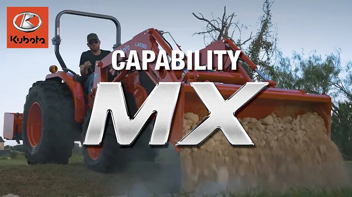 Kubota MX Series: Capability for Any Job!