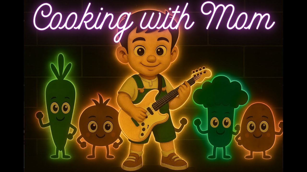 Main Title: Cooking With Mom Song! 🍳 Let’s Stir, Mix & Cook/Preschool Cooking Song for Kids