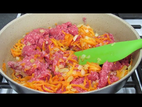 Немного Паутинки и Фарш! Вкусно и Быстро на ужин - простой рецепт на скорую руку