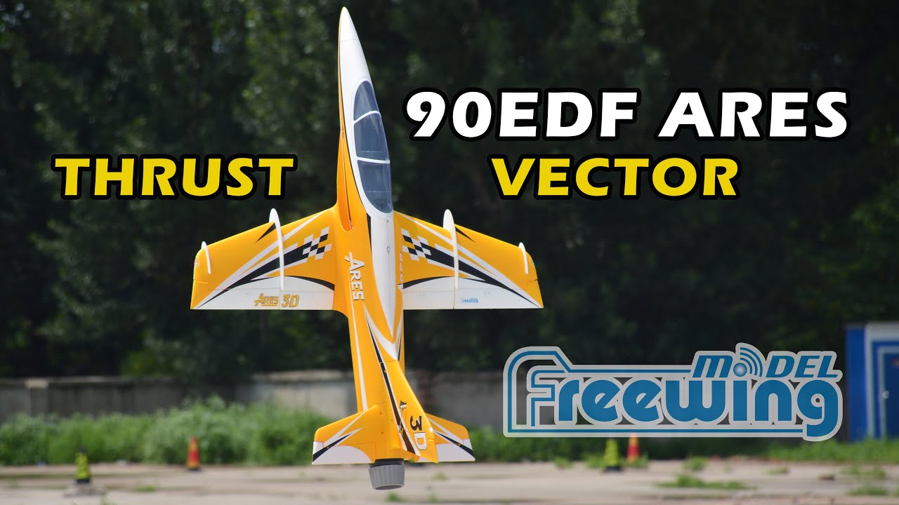 Thrust Vectored! Freewing 90mm EDF JET RC PLANE REVIEW! 飞翼模型新品矢量推力战神涵道航模测评