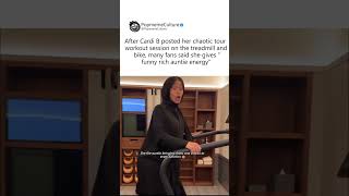 Cardi B’s chaotic tour workout has fans wishing she was their aunt #cardib