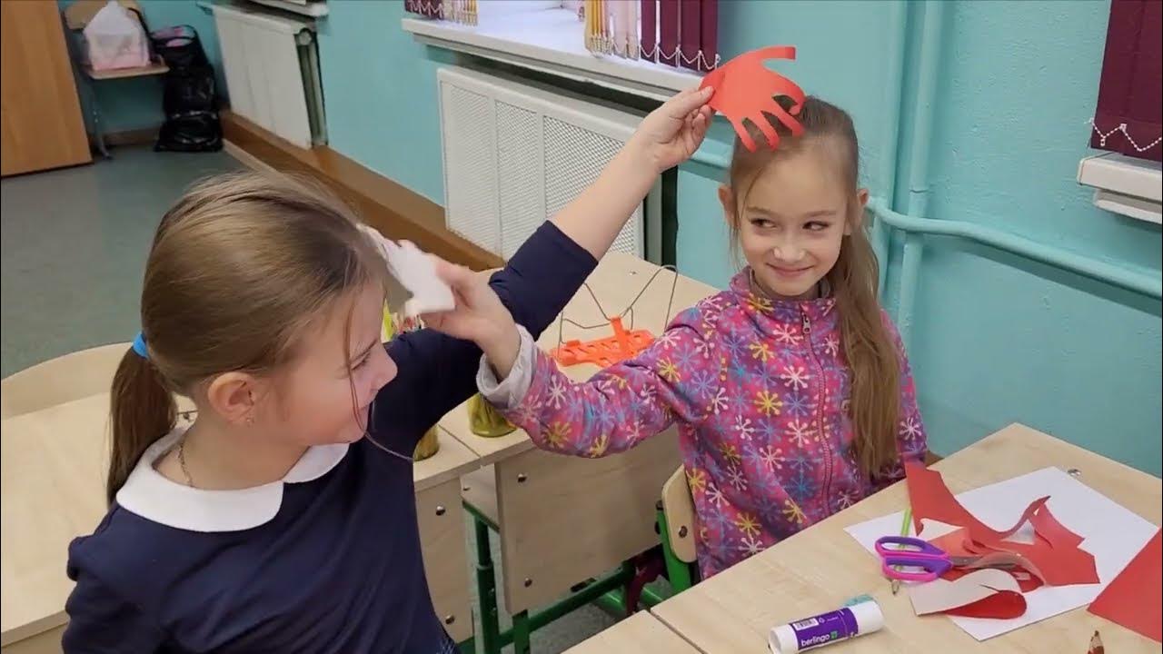 Украшение класса к Новому Году - YouTube