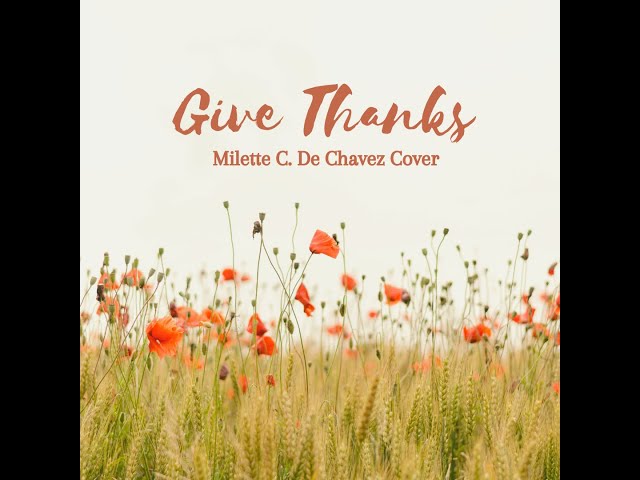 GIVE THANKS Cover