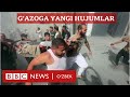 Ғазо уруши: Исроил армияси кирмади, бироқ Хон Юнисда одамлар ҳалок бўлаяпти - BBC News O&#39;zbek