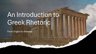 5260: Introduction to Greek Rhetoric