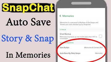 How to Auto Save Snap and Story in Memories 2021 | Active Snap and Story on Snapchat Memories