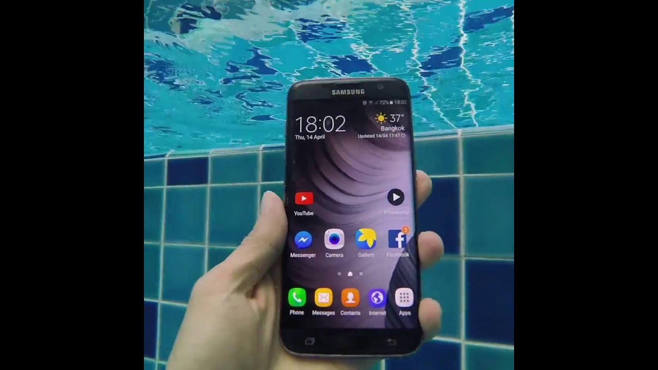 swimming with samsung watch