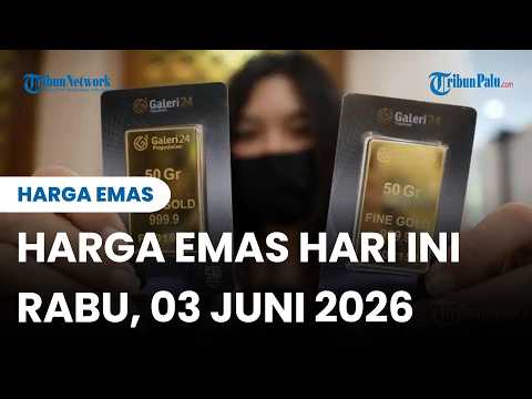 Harga Emas Hari Ini Rabu 3 Juni 2026, Emas Antam Stagnan, Cetakan 1 Gram Rp2,774,000