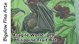 Pt9 Color along tutorial in Fragile World: Philippine bare-backed fruit bat