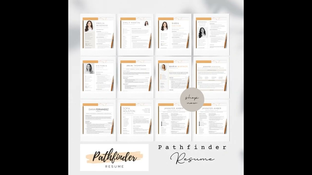 Resume templates on my Etsy shop | Etsy Resume Templates | resume Templates | Etsy Shop