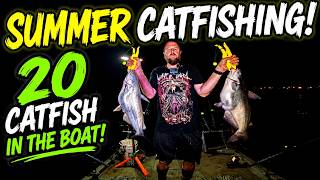 Summer catfishing on Lake Norman