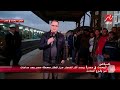 من طوخ شاب يستقل قطار محطة مصر يوميا يروي تفاصيل وقوع حريق القطار 