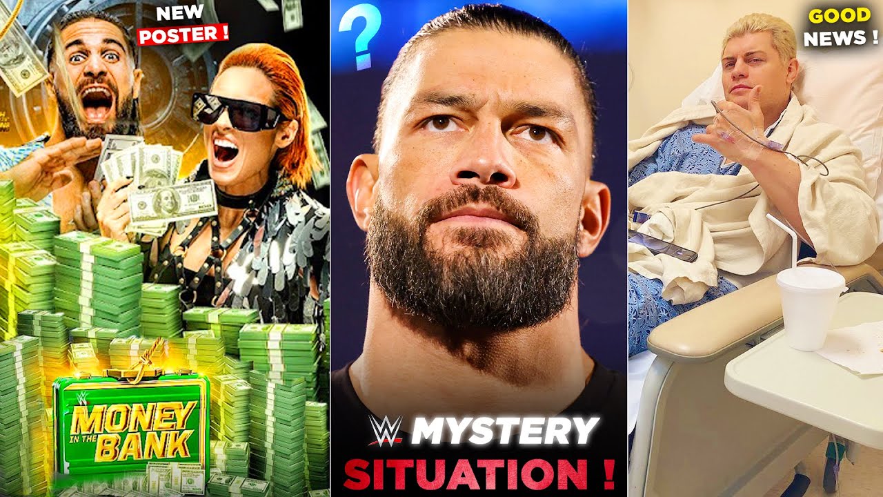 MONEY in THE BANK 2022 NEW POSTER 🤩! ROMAN Reigns MYSTERY SITUATION... CODY Rhodes GOOD NEWS