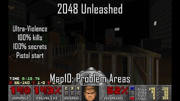 Doom II: 2048 Unleashed - Map10: Problem Areas (UV-MAX)