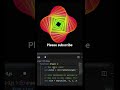 Coding a Geometric square 🧊 | p5.js Math Art #shorts #coding
