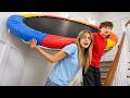 Sneaking a Trampoline into my Bedroom