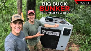 The Big Buck Bunker - This is Where We'll Sleep - Bowhunting Whitetails w/ Bill Winke