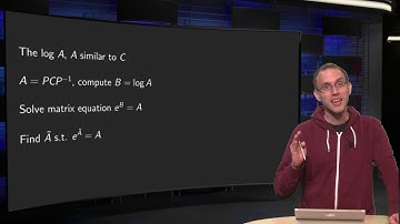 The logarithm of a scaling-rotation matrix