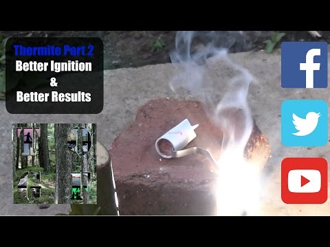 Thermite Test Two | Better Ignition | Magnesium Ribbon & Potassium Nitrate