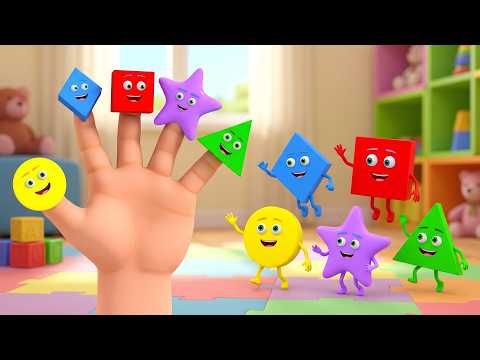 Shapes Finger Family Song | Learn Shapes With Kids Rhymes | Children Song | Toto Planet