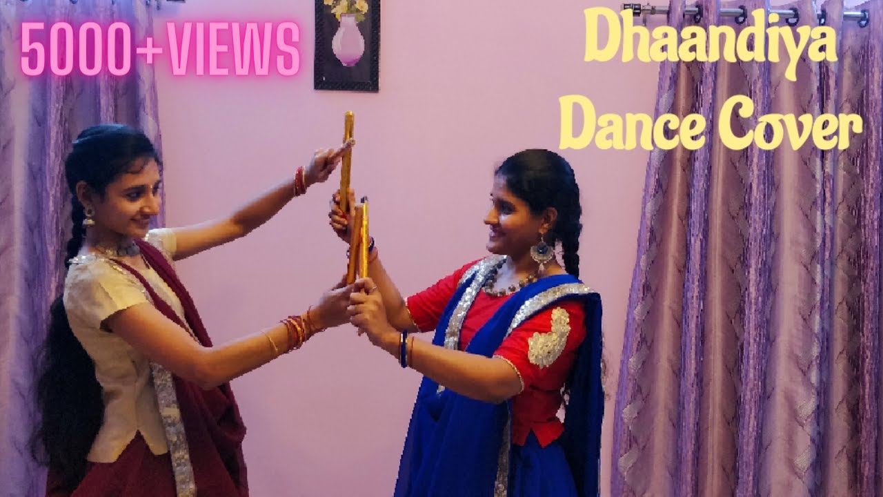 KADHALAR DHINAM   DHAANDIYA DANCE COVER BY SWATHI AND SHILPA  NAVARATHRI SPECIAL