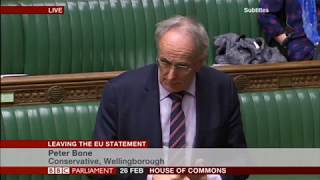Peter Bone MP at the Leaving the EU Statement