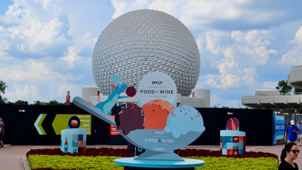 EPCOT 2022 International Food & Wine Festival Tour in 4K | Walt Disney World Florida July 2022