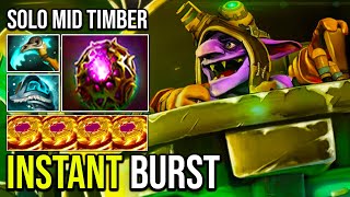 Crazy Instant Burst One Shot Timbersaw With Hex Octarine 100% Op Dota 2