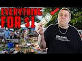 I Sold EVERYTHING I Had For $1! Swarmed At $1 Yard Sale! Making Money At a Yard Sale