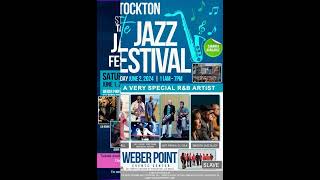 Taste of Jazz Festival happening in Stockton, CA June 1st and 2nd 2024