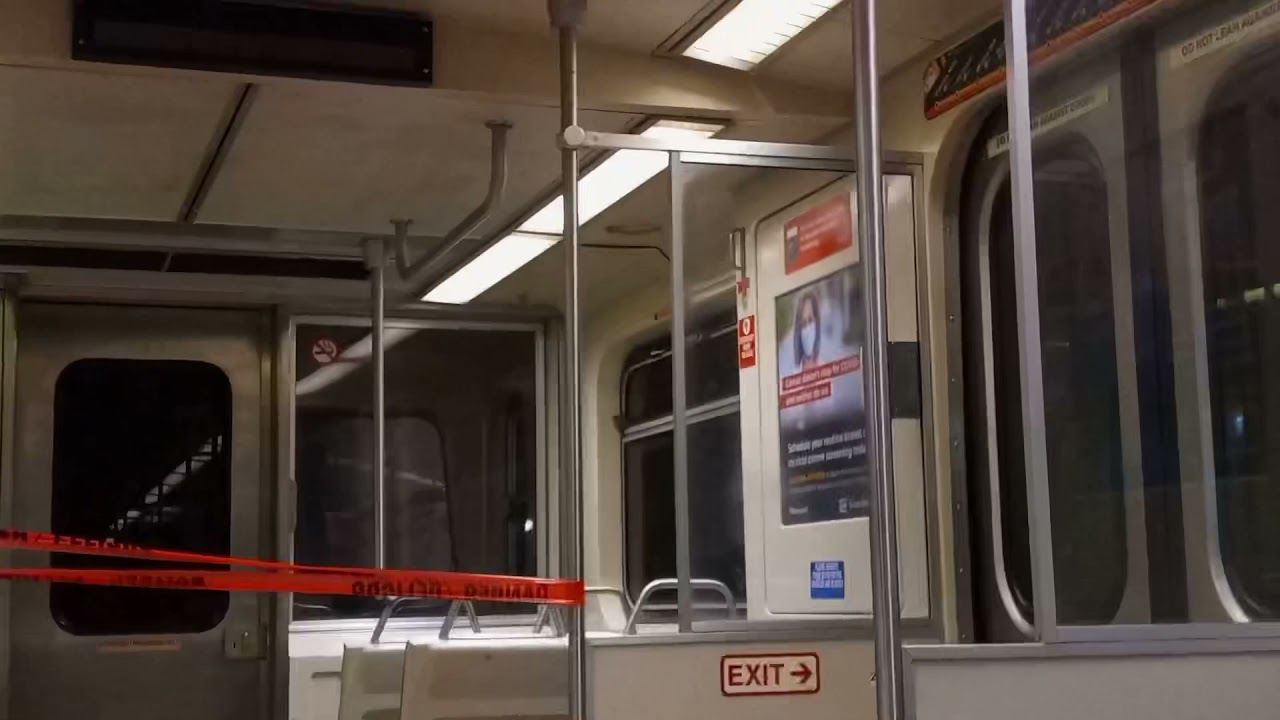 MTA Maryland Metro SubwayLINK (166) Train Arrived@ Charles Center